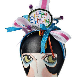Happy Birthday Headband with Ribbons NEW